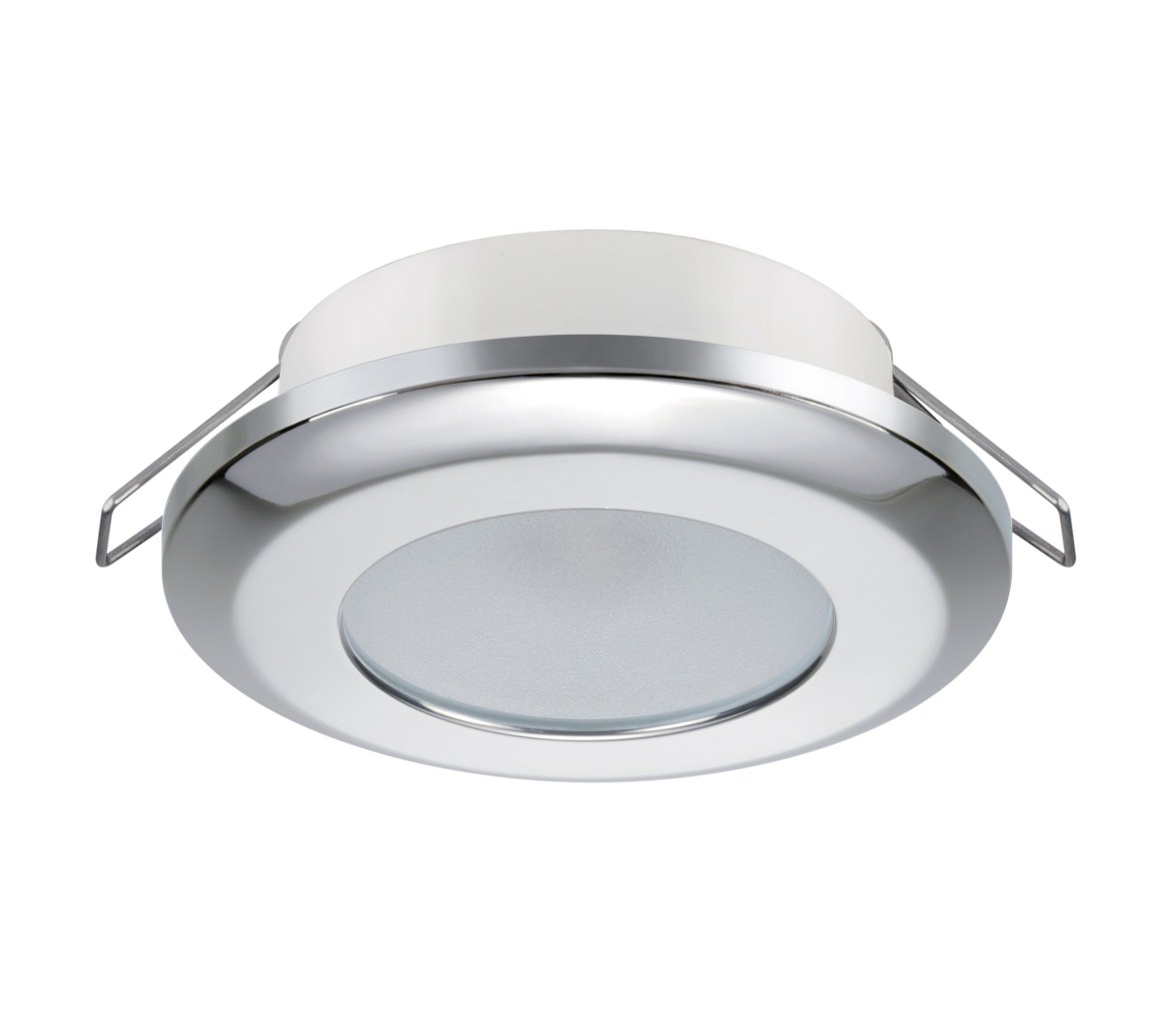 Quick Foco LED redondo MIRIAM 2W 9-32V inox blanco cálido 100° IP40