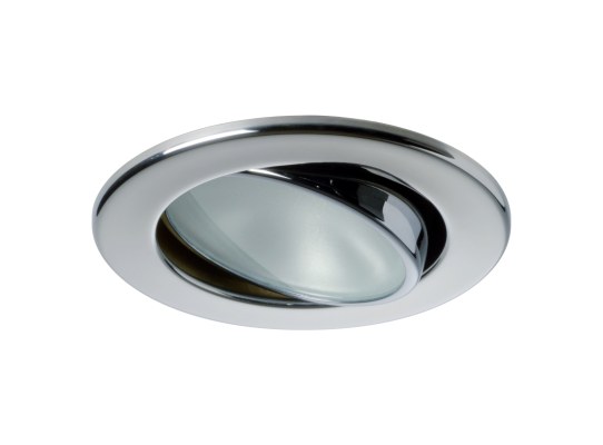 Quick Foco LED redondo orientable NIKITA 4W 9-32V inox blanco cálido IP40