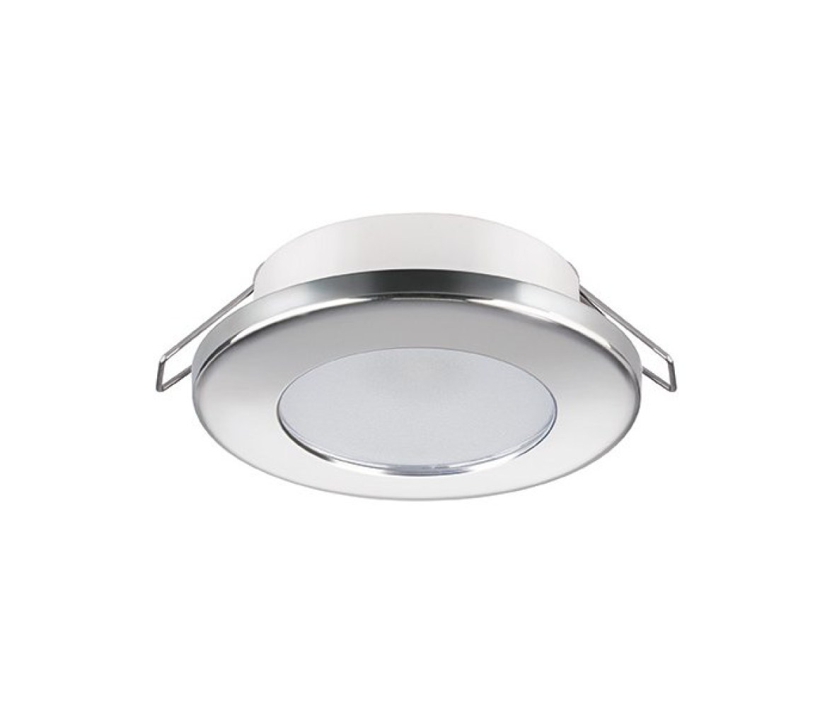 Quick Foco LED redondo TED C 2W 9-32V inox blanco natural/rojo 100° IP40