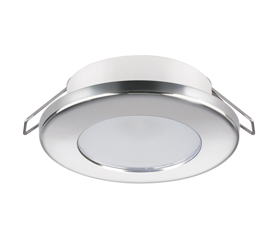 Quick Foco LED redondo TED C 2W 9-32V inox luz azul IP40