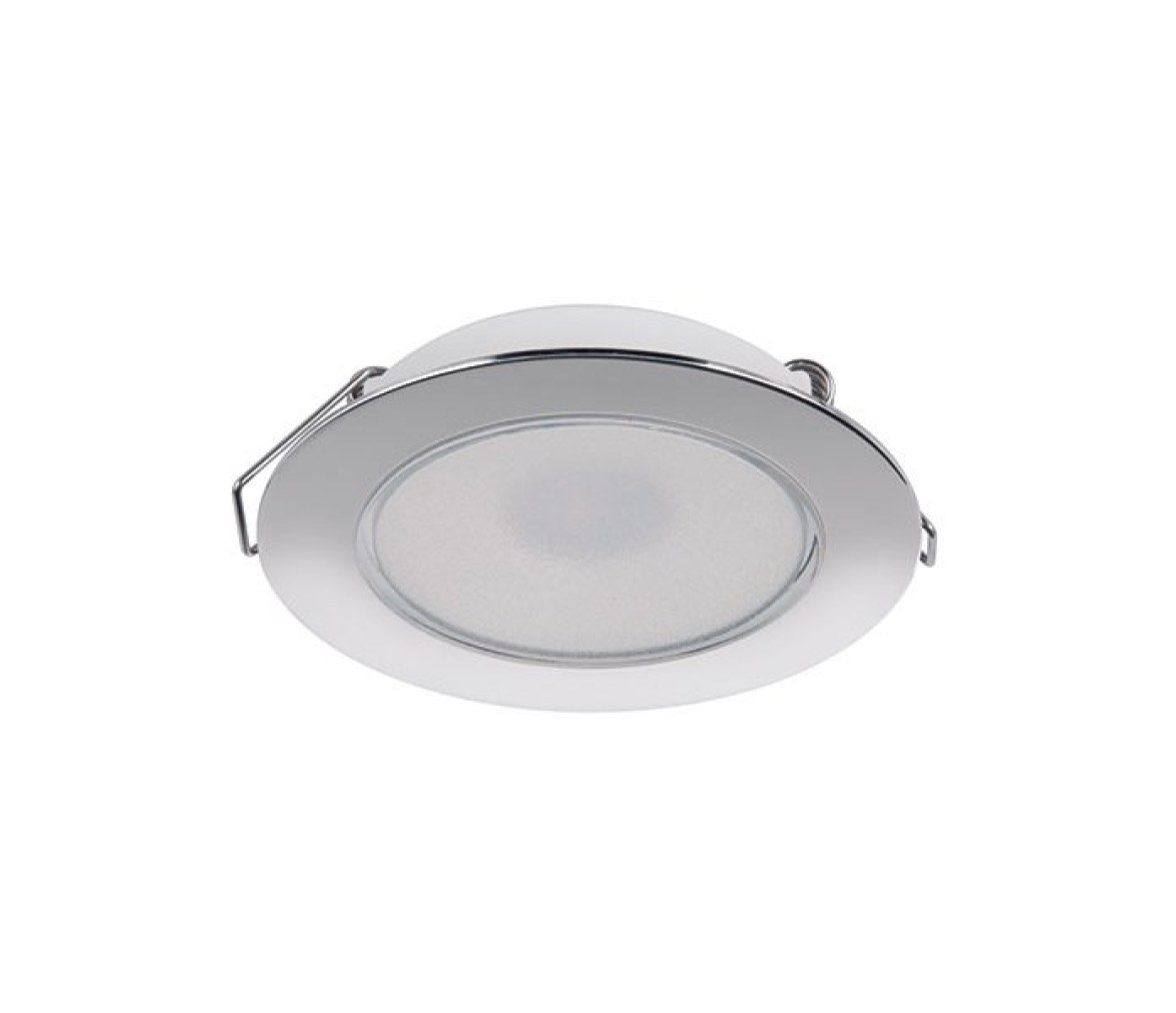 Quick Foco LED redondo - TODD E SD 2W 9-32 Vdc - Inox - Blanco cálido - IP40