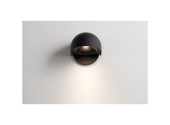 Quick Foco PLANETA 1030V 6W 30° negro, luz cálida, IP65