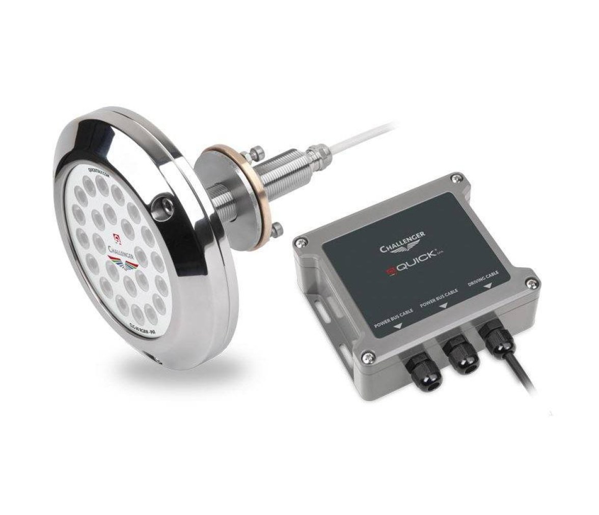 Quick Foco subacuático 15W 10/30V blanco