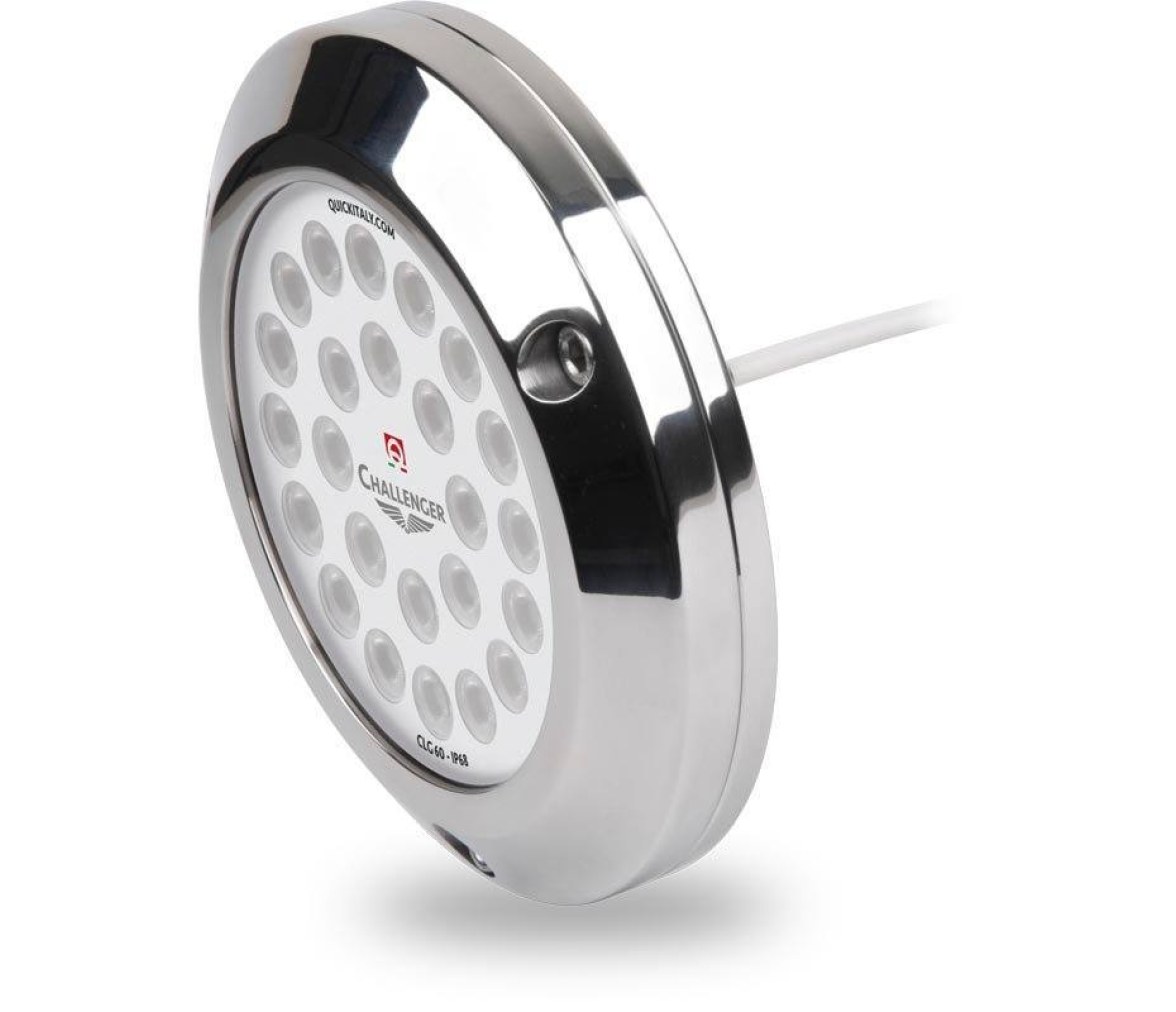 Quick Foco subacuático de superficie 15W 10/30V blanco