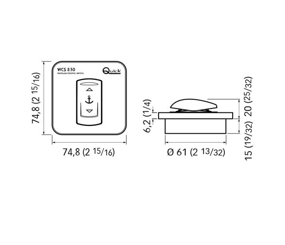 Quick Interruptor de Panel WCS830