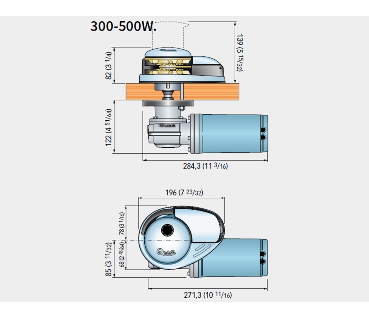 Quick Molinete Prince DP2 500W 12V