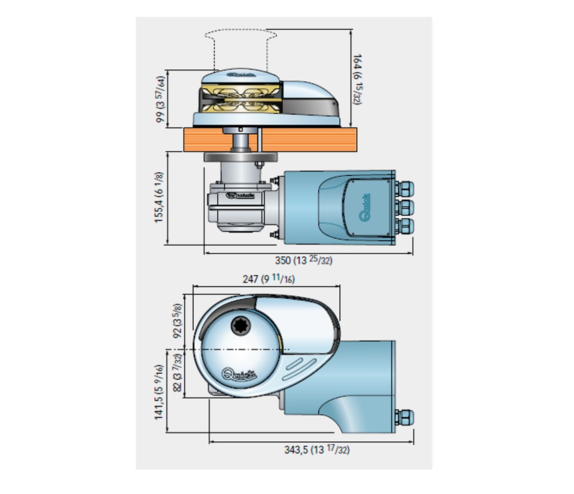 Quick Molinete Prince DP3 1000W 24V