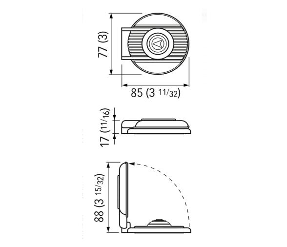 Quick Pulsador de pie Subir