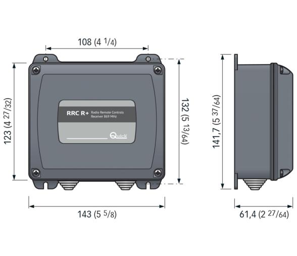 Quick Receptores Control Remoto por Radio R02+/R04+/R06+/R08+
