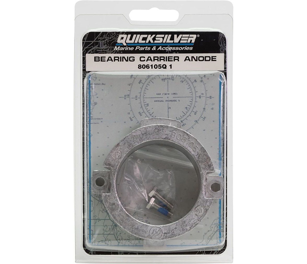 Quicksilver 806105T1 Aluminum Bearing Carrier Anode - MerCruiser Alpha One Gen I