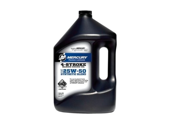 Mercury 4 Stroke Racing Oil 25W50 Synthetic 4 Litres