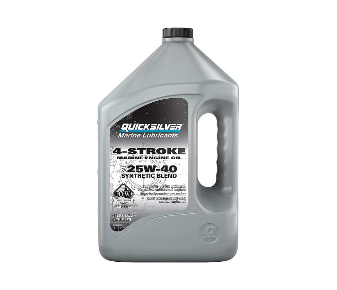 Quicksilver Aceite Sintetico 4-Tiempos 4 Litros 25W40