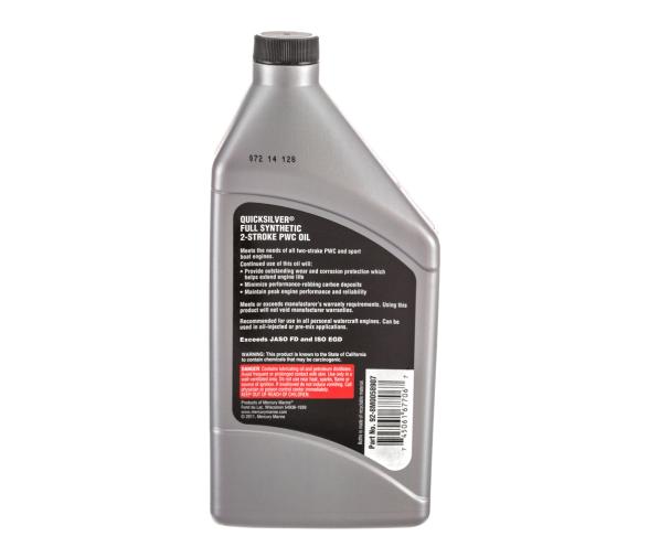 Quicksilver Aceite Sintético Motos de Agua 2 Tiempos