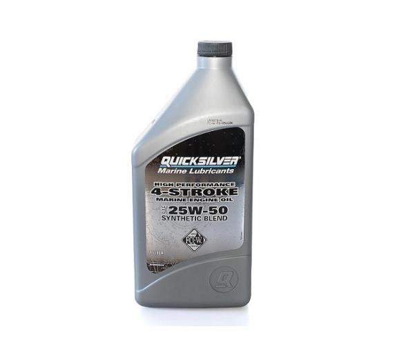 Quicksilver Aceite 4-Tiempos 1 Litro Fueraborda 25W50 VERADO