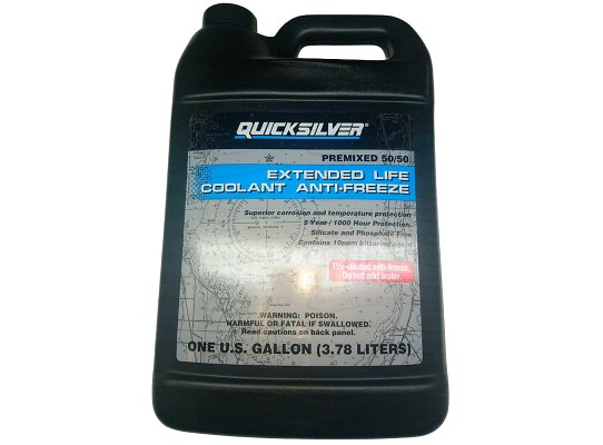 Quicksilver Antifreeze Coolant Closed Systems