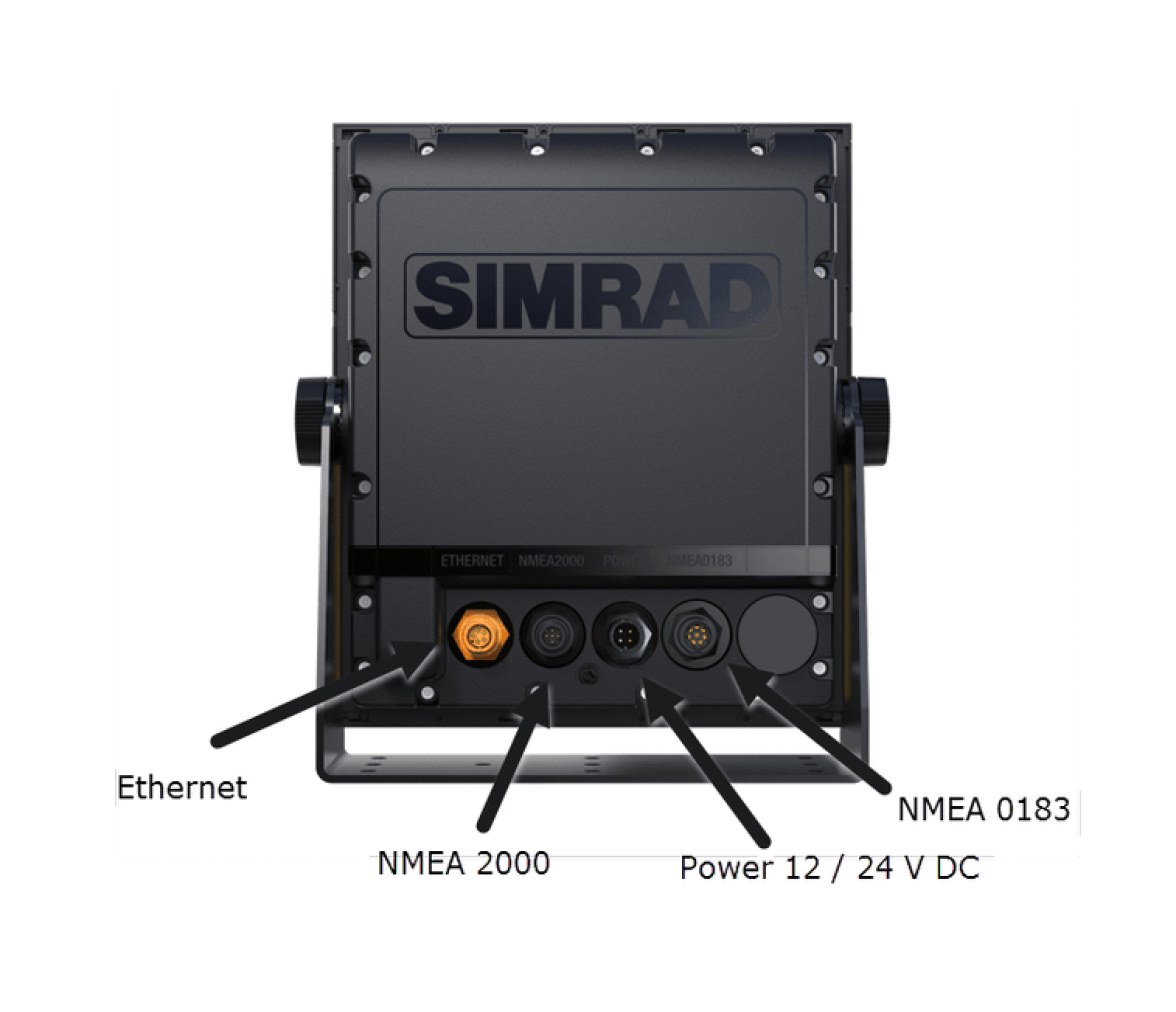 Simrad  R2009, radar control unit, 9 "