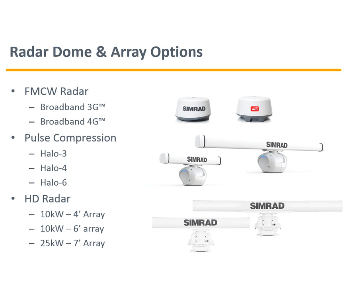 Simrad R3016, unidad de control de radar, 16 Pulgadas