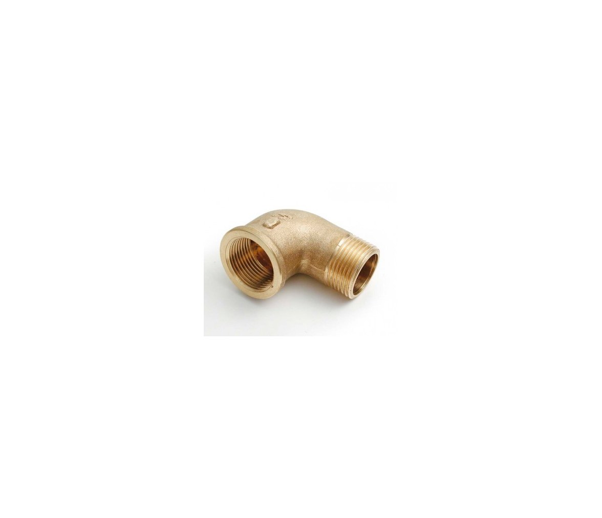 90 DEGREES ELBOW MALE-FEMALE IN BRASS