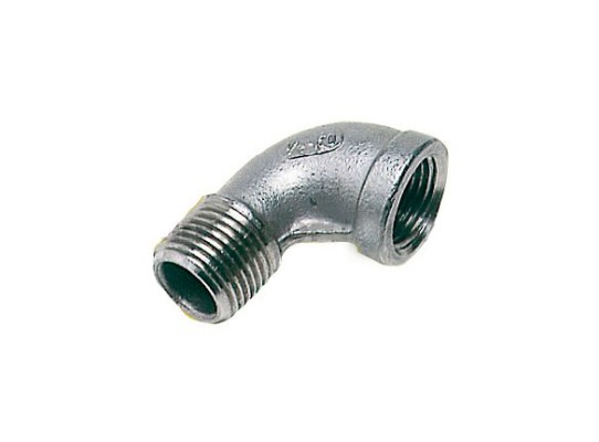 Racor Codo Macho-Hembra Inox