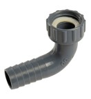 Racor Conexion Manguera 90 Grados Plastico