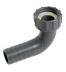 Racor Conexion Manguera 90 Grados Plastico