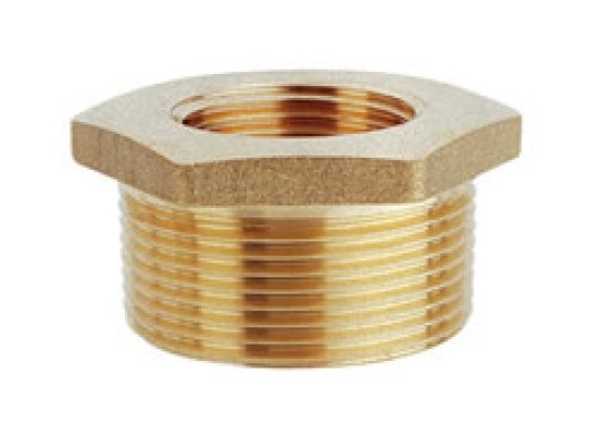 Brass Reducing Coupling Male-Female