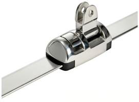 Carro Soporte Basculante 180 grados para Toldos en Rail