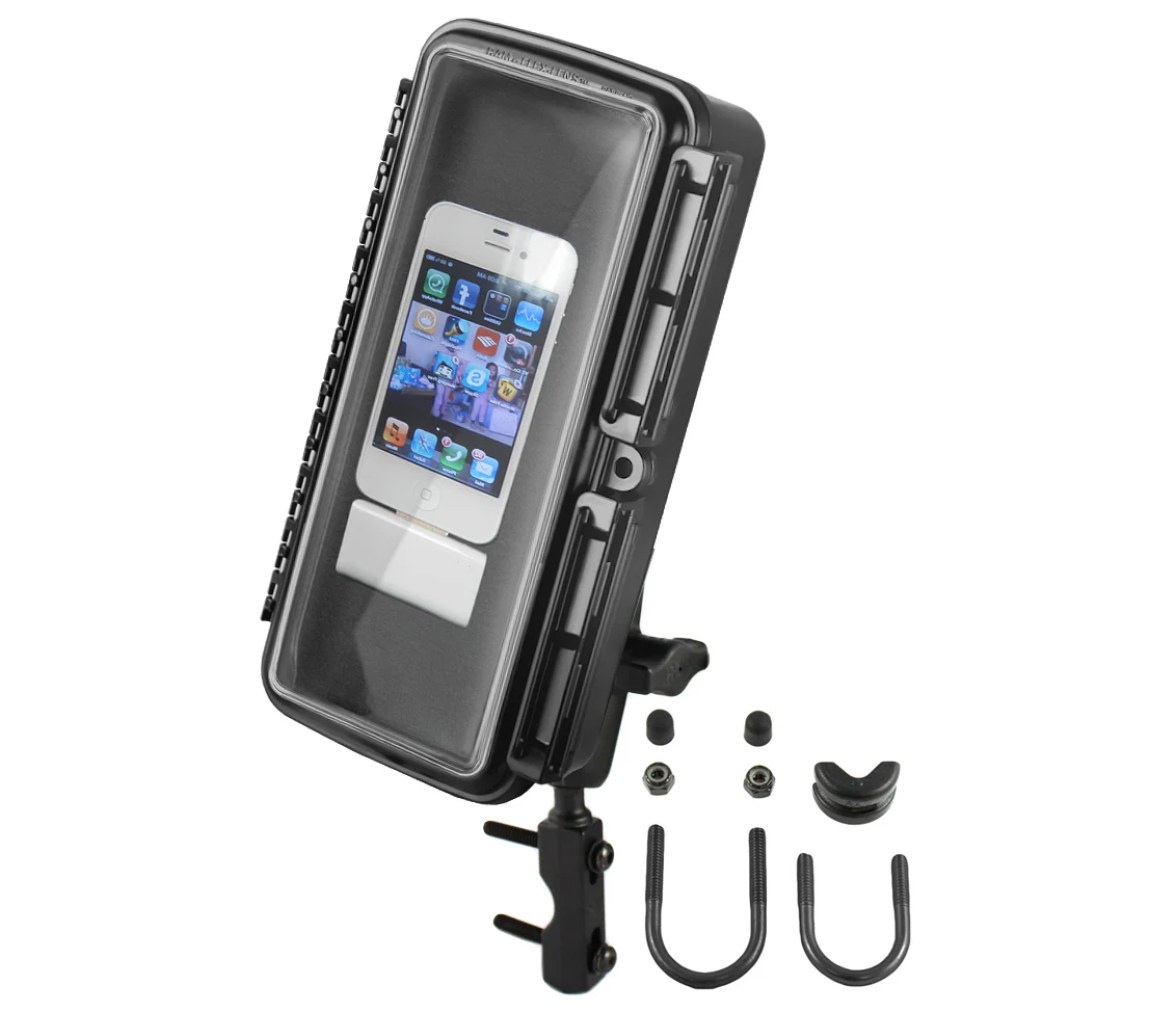 RAM Aqua Box con soporte para depósito de freno/embrague para dispositivos grand