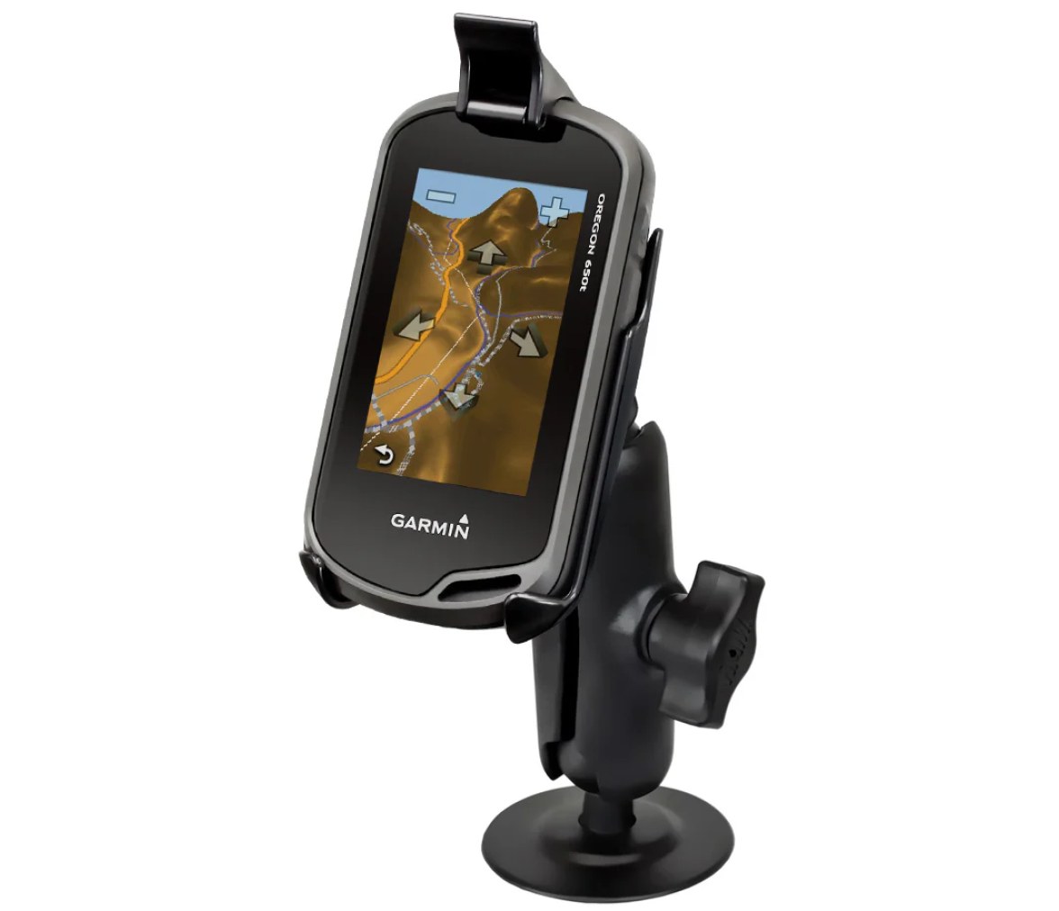 RAM EZ-Roll'r con montaje adhesivo Flex para Garmin Oregon + más