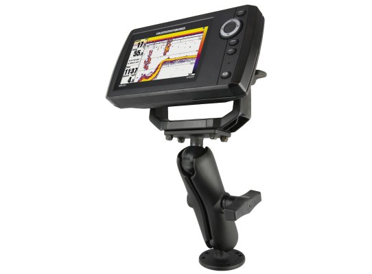 RAM Drill-Down Double Ball Mount for Humminbird Helix 5 - Medium
