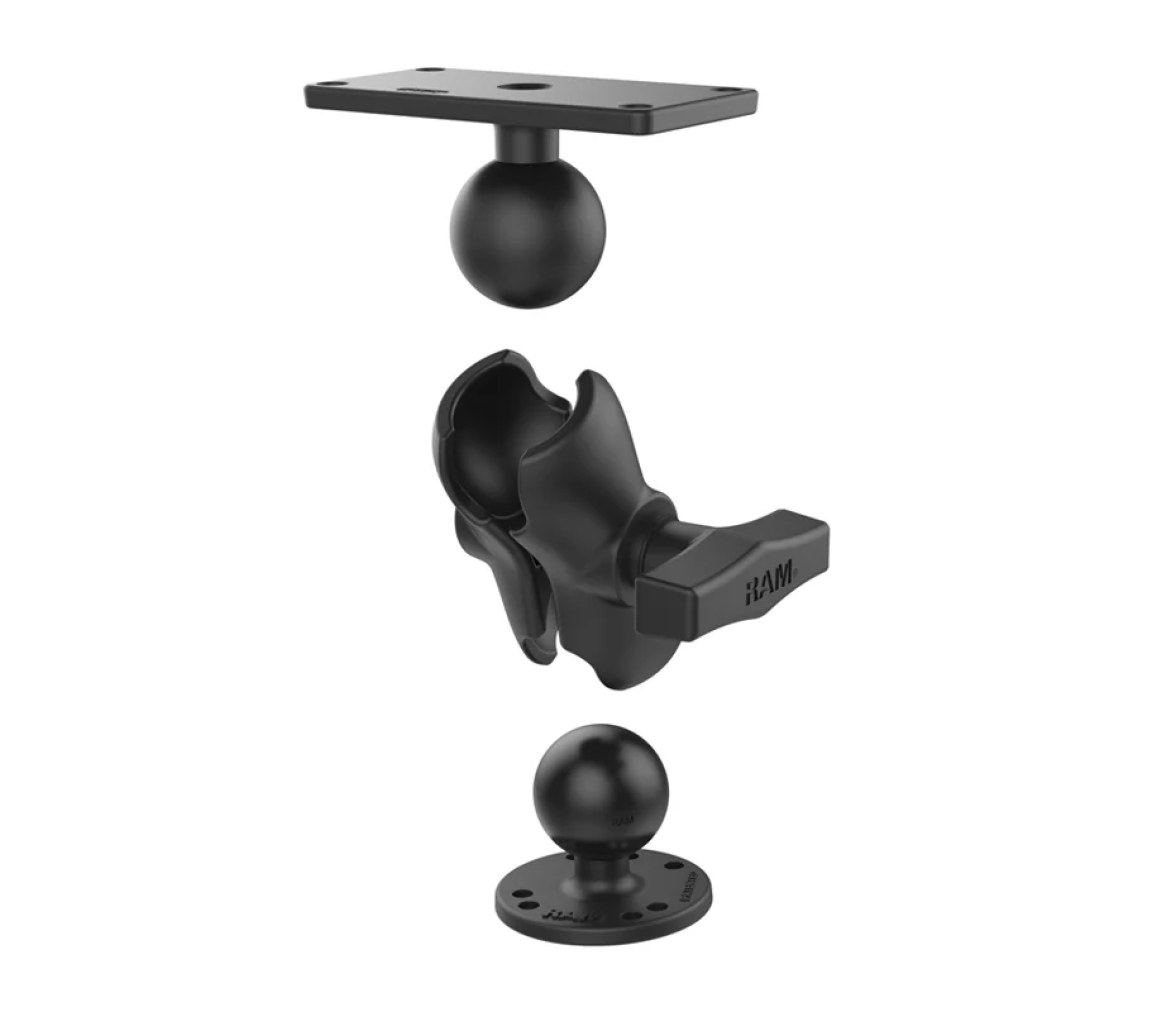 RAM-Soporte de Montaje de Doble Bola para Humminbird Helix 7 - Corto