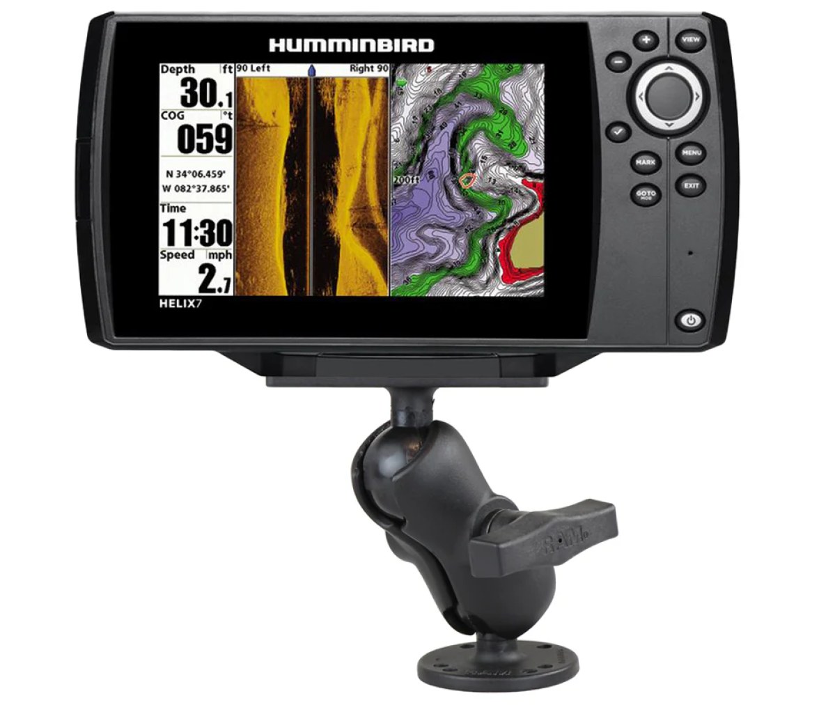 RAM-Soporte de Montaje de Doble Bola para Humminbird Helix 7 - Corto