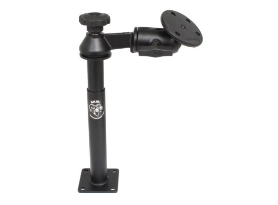 RAM Tele-Pole con 8" y 9" Poles, Brazo Oscilante Simple y Placa Redonda Grande RAM Tele-Pole con 8" y 9" Poles, Brazo Oscilante Simple y Placa Redonda Grande