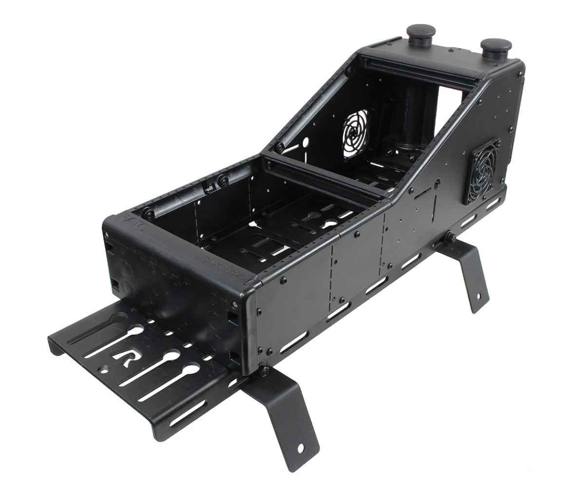 RAM Tough-Box Cónsole Angulada para '15-16 Chevrolet Tahoe PPV