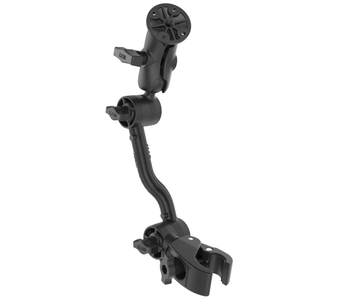 RAM Tough-Claw con brazo de extensión con trinquete y montaje de bola doble