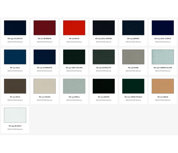 Recsystem Tejido de Lona Acrílica Resinada