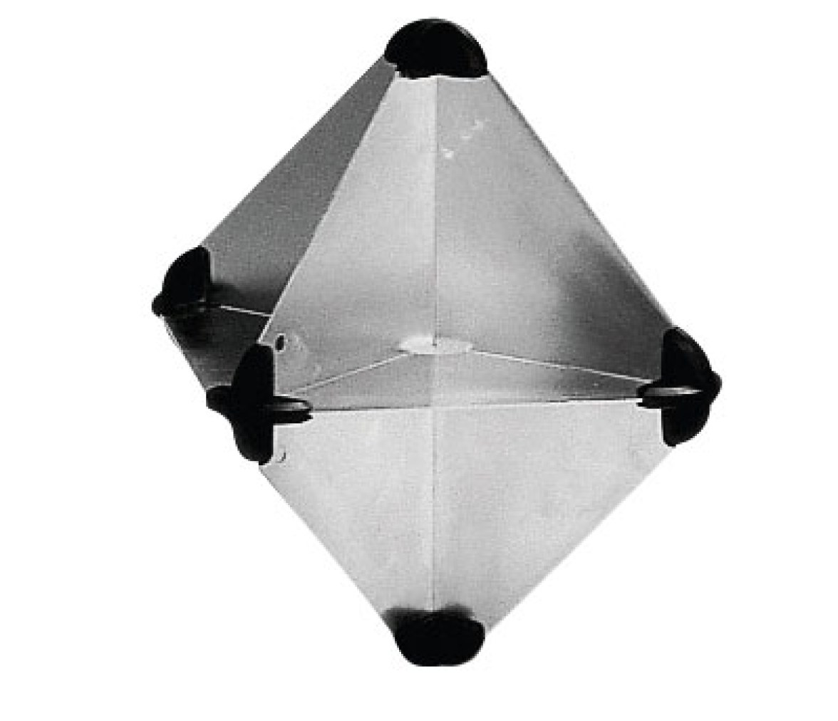 Reflector de Radar Tipo Octaedro 215x215x300 mm Plastimo