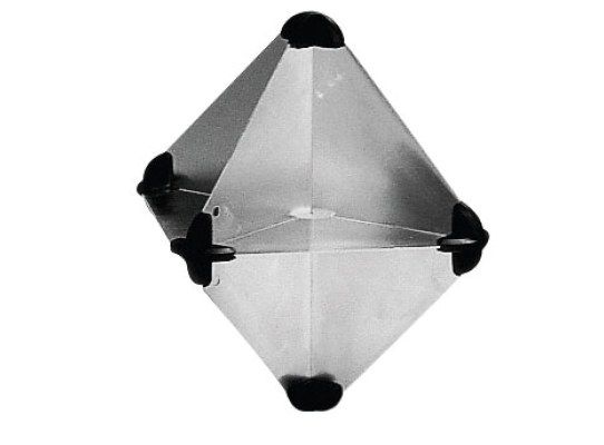 Reflector de Radar Tipo Octaedro 215x215x300 mm Plastimo
