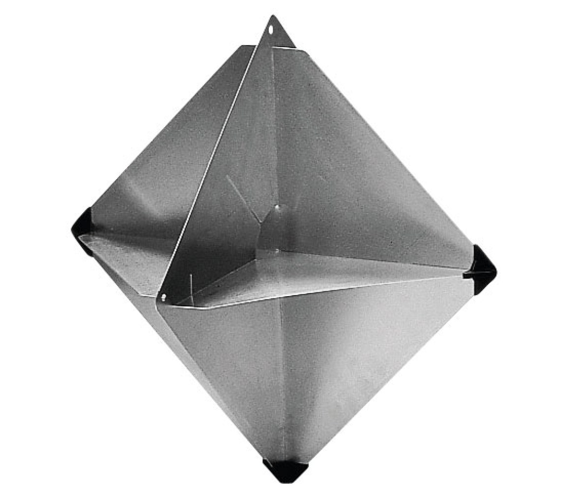 Reflector de Radar Tipo Octaedro 300x300x415  mm Plastimo