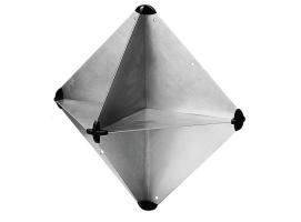 Reflector de Radar Tipo Octaedro 340x340x470 mm Plastimo