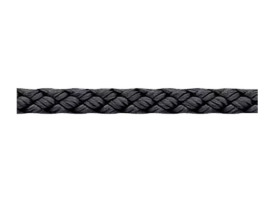 Regatta Black Polyester Braided Cord Line