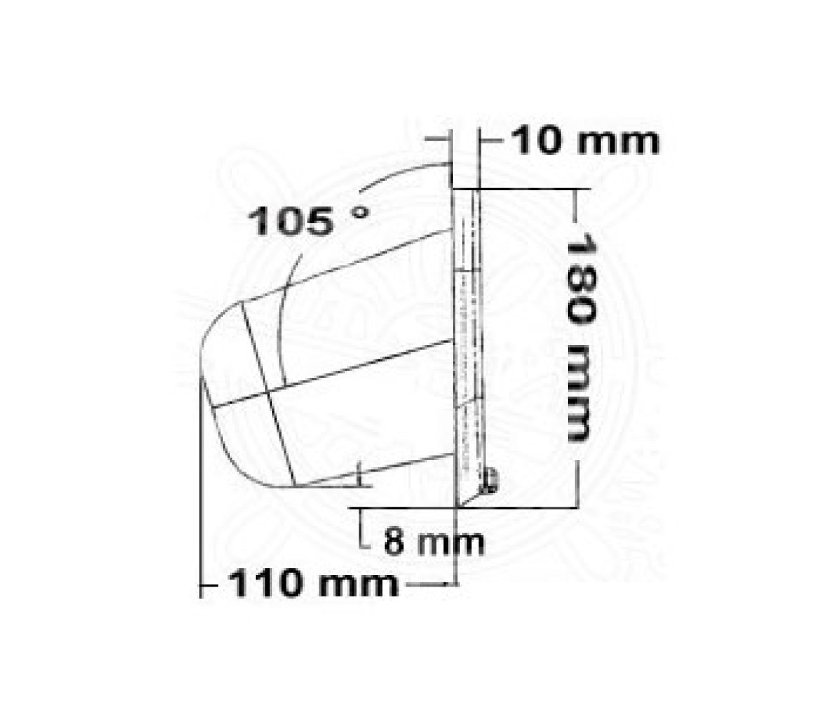 Registro con Cierre 470x180 mm
