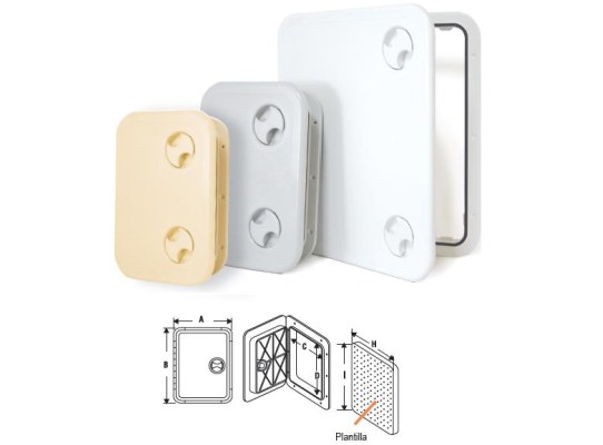 Registro Rectangular de Acceso e Inspeccion 276x376mm