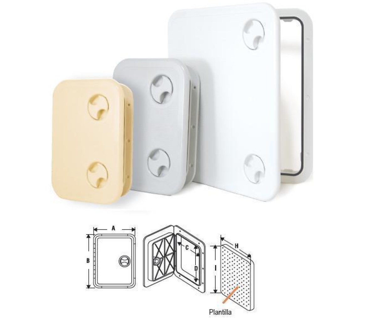Registro Rectangular de Acceso e Inspeccion 460x511mm