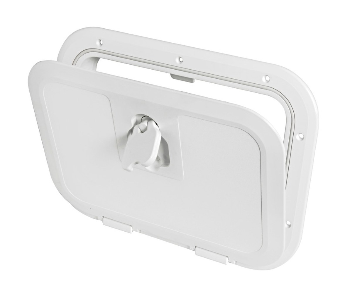 Osculati Registro Rectangular Enrasado Blanco 280 x 380 mm