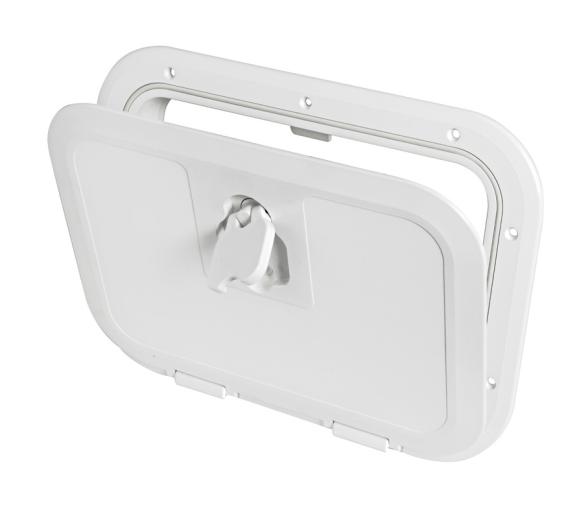 Osculati Registro Rectangular Enrasado Blanco 280 x 380 mm