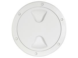 White Round Inspection Cover