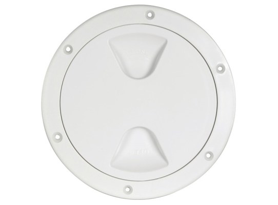 White Round Inspection Cover