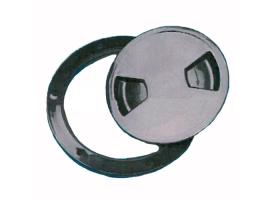 Black Deck Plate with Rotating Closure Trem