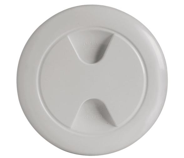 Registro Redondo Polipropileno Blanco